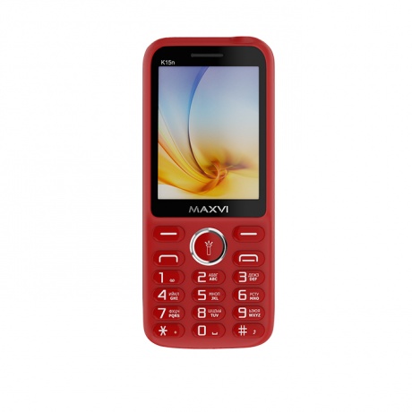 Мобильный телефон MAXVI K15n RED - фото 5