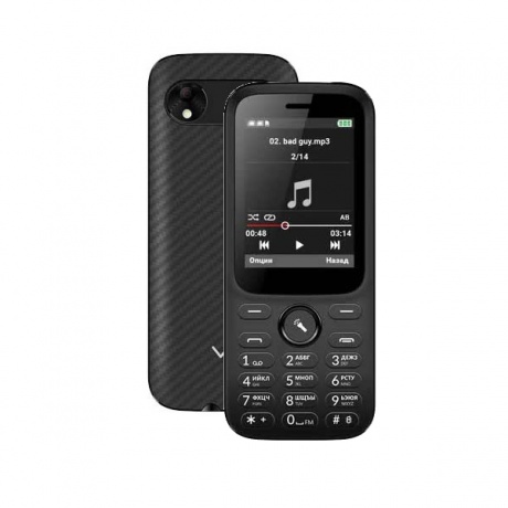 Мобильный телефон Vertex D555 Black - фото 1