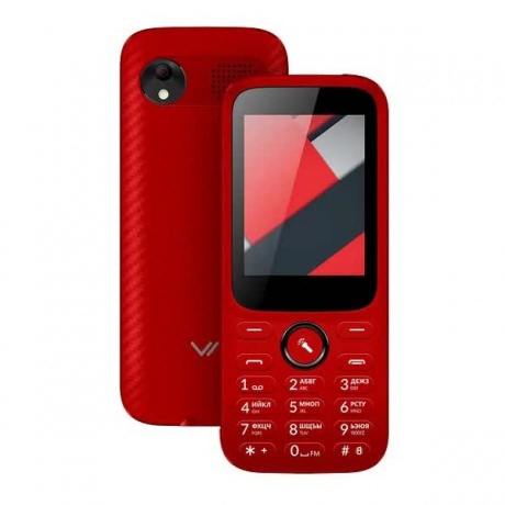 Мобильный телефон Vertex D555 Red - фото 1