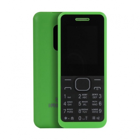 Мобильный телефон Irbis SF06 Green - фото 1