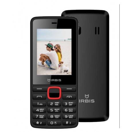 Мобильный телефон Irbis SF09 Black/Red - фото 1