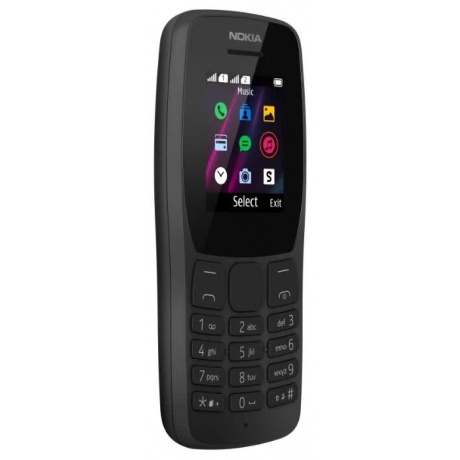 Мобильный телефон Nokia 110 (2019) Dual Sim Black - фото 3