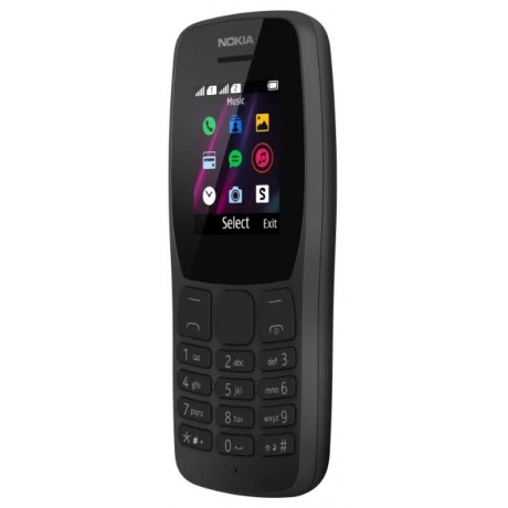 Мобильный телефон Nokia 110 (2019) Dual Sim Black - фото 4