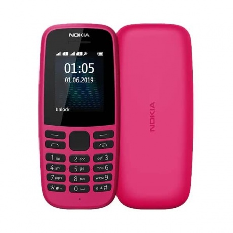 Мобильный телефон Nokia 105 SS (TA-1203) Pink - фото 1