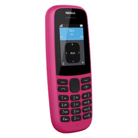 Мобильный телефон Nokia 105 SS (TA-1203) Pink - фото 2