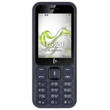 Мобильный телефон F+ F255 Black/Dark Bue - фото 2