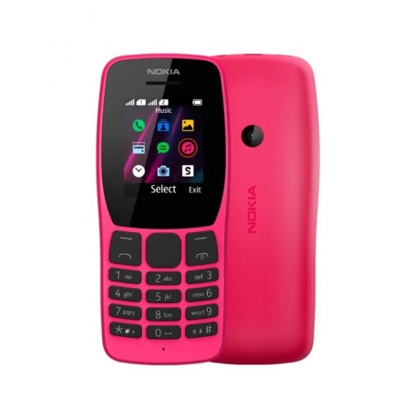 Мобильный телефон Nokia 110 (2019) Dual Sim Pink - фото 1