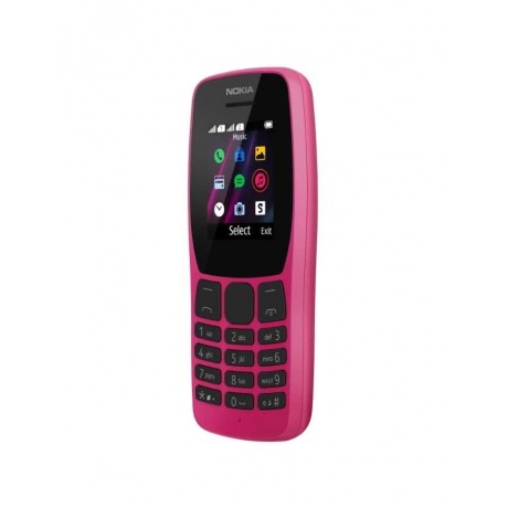 Мобильный телефон Nokia 110 (2019) Dual Sim Pink - фото 4