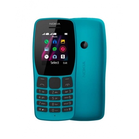 Мобильный телефон Nokia 110 (2019) Dual Sim Blue - фото 1