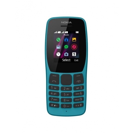 Мобильный телефон Nokia 110 (2019) Dual Sim Blue - фото 2