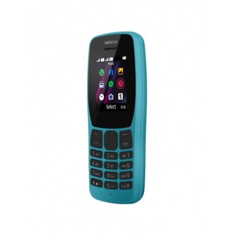 Мобильный телефон Nokia 110 (2019) Dual Sim Blue - фото 3