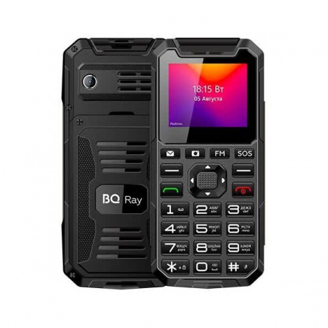 Мобильный телефон BQ 2004 Ray Grey-Black - фото 1