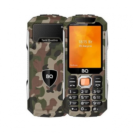 Мобильный телефон BQ 2819 Tank Quattro Camouflage - фото 1