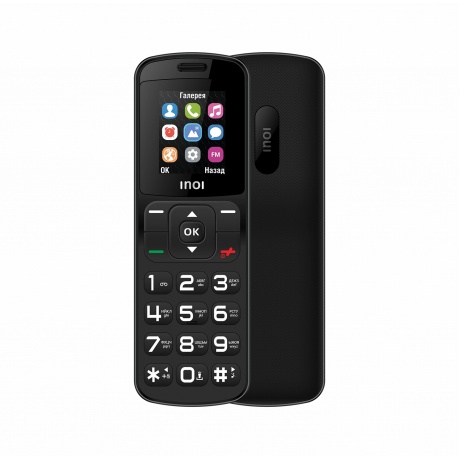 Мобильный телефон INOI 104 Black - фото 1