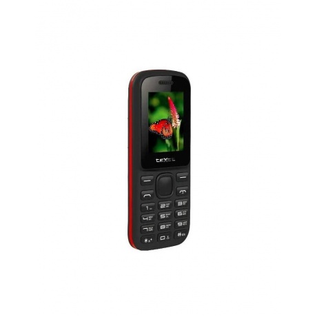 Мобильный телефон teXet TM-130 Black-Red - фото 4