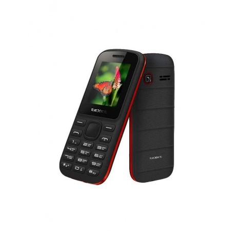 Мобильный телефон teXet TM-130 Black-Red - фото 5