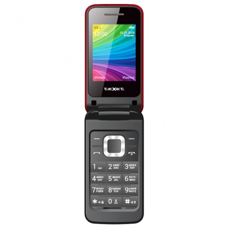 Мобильный телефон teXet TM-204 Red - фото 1