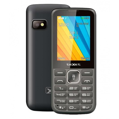 Мобильный телефон teXet TM-213 Black - фото 1