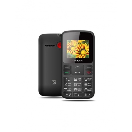Мобильный телефон teXet TM-B208 Black - фото 1