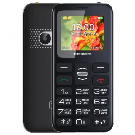 Мобильный телефон teXet TM-B209 Black - фото 1