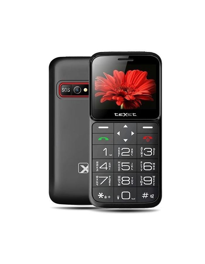 Мобильный телефон teXet TM-B226 Black мобильный телефон texet tm b227 black