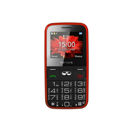 Мобильный телефон teXet TM-B227 Red - фото 3