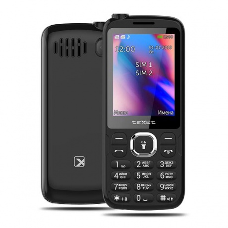 Мобильный телефон teXet TM-D325 Black - фото 1