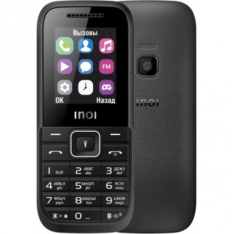 Мобильный телефон INOI 105 (2019) Black - фото 1