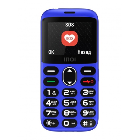 Мобильный телефон INOI 118B Blue - фото 3
