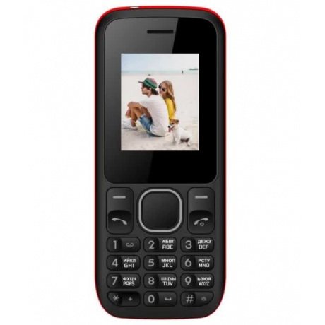 Мобильный телефон Irbis SF02 Black/Red - фото 2