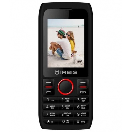 Мобильный телефон Irbis SF54 Black/Red - фото 2