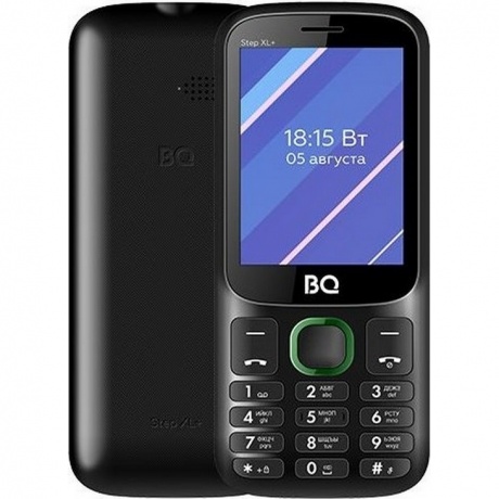 Мобильный телефон BQ 2820 Step XL+ Black/Green - фото 1