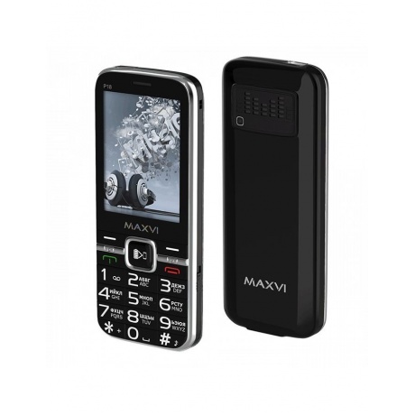 Мобильный телефон Maxvi P18 Black - фото 1