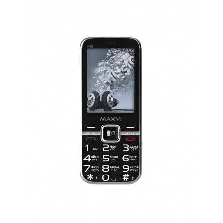 Мобильный телефон Maxvi P18 Black - фото 2