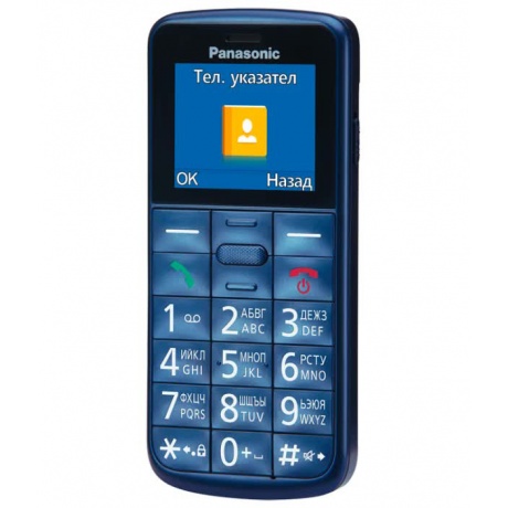 Мобильный телефон Panasonic KX-TU110RU Blue - фото 2