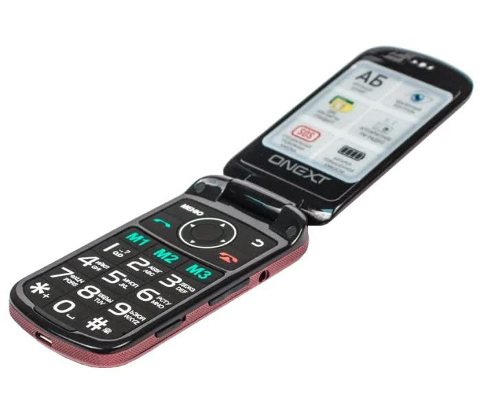 Мобильный телефон Onext Care-Phone 6 Red - фото 3