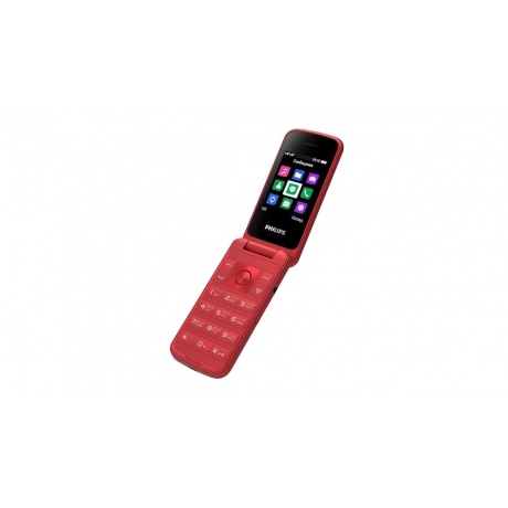Мобильный телефон Philips Xenium E255 Red - фото 7