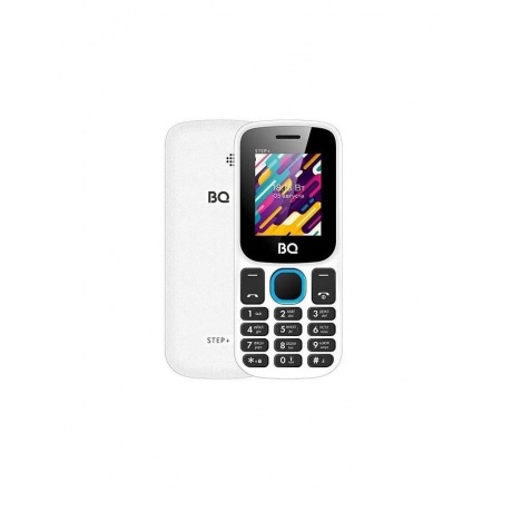 Мобильный телефон BQ 1848 STEP+ WHITE BLUE (2 SIM) - фото 1