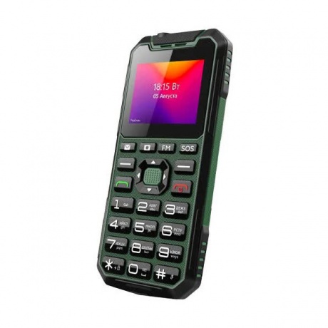 Мобильный телефон BQ 2004 RAY GREEN BLACK (2 SIM) - фото 3