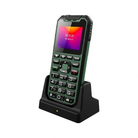 Мобильный телефон BQ 2004 RAY GREEN BLACK (2 SIM) - фото 4