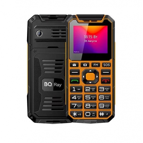 Мобильный телефон BQ 2004 RAY ORANGE BLACK (2 SIM) - фото 1