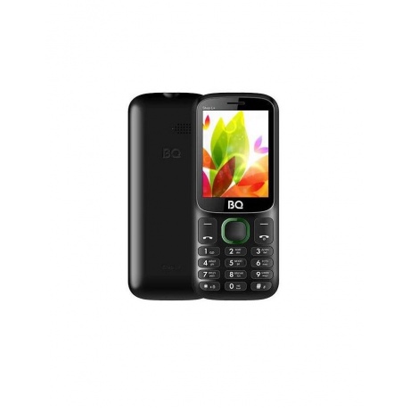 Мобильный телефон BQ 2440 Step L+ Black/Green - фото 1