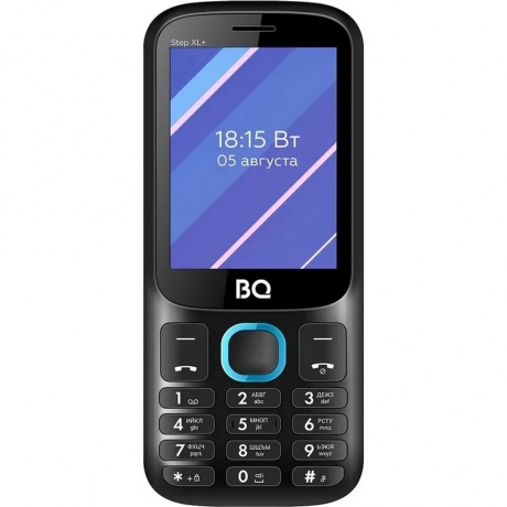 Мобильный телефон BQ 2820 Step XL+ Black/Blue - фото 2