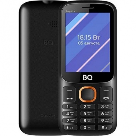 Мобильный телефон BQ 2820 Step XL+ Black/Orange - фото 1