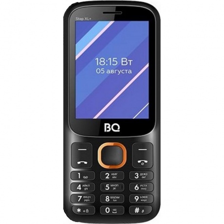Мобильный телефон BQ 2820 Step XL+ Black/Orange - фото 2