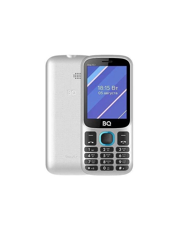 Мобильный телефон BQ 2820 Step XL+ White/Blue смартфон bq 6630l magic l nfc 6 53 ips 2 sim 3гб 32гб 12 мп microsd 4920мач синий