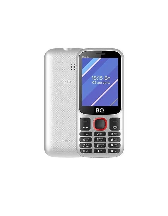 сотовый телефон bq 2820 step xl 2 8 2 sim 32мб microsd 1000 мач желто синий Мобильный телефон BQ 2820 Step XL+ White/Red