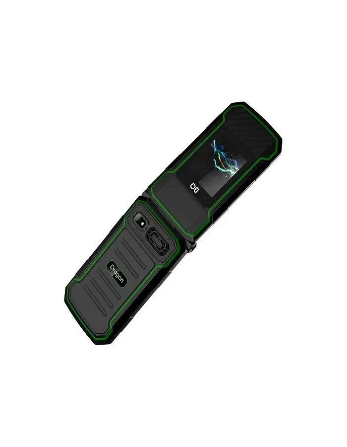 Мобильный телефон BQ 2822 Dragon Black/Green - фото 2