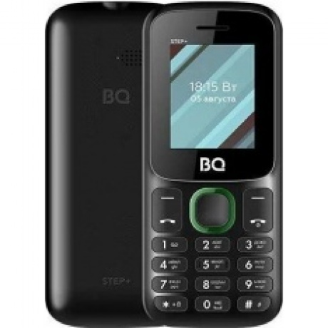 Мобильный телефон BQ 1848 Step+ Black/Green - фото 1