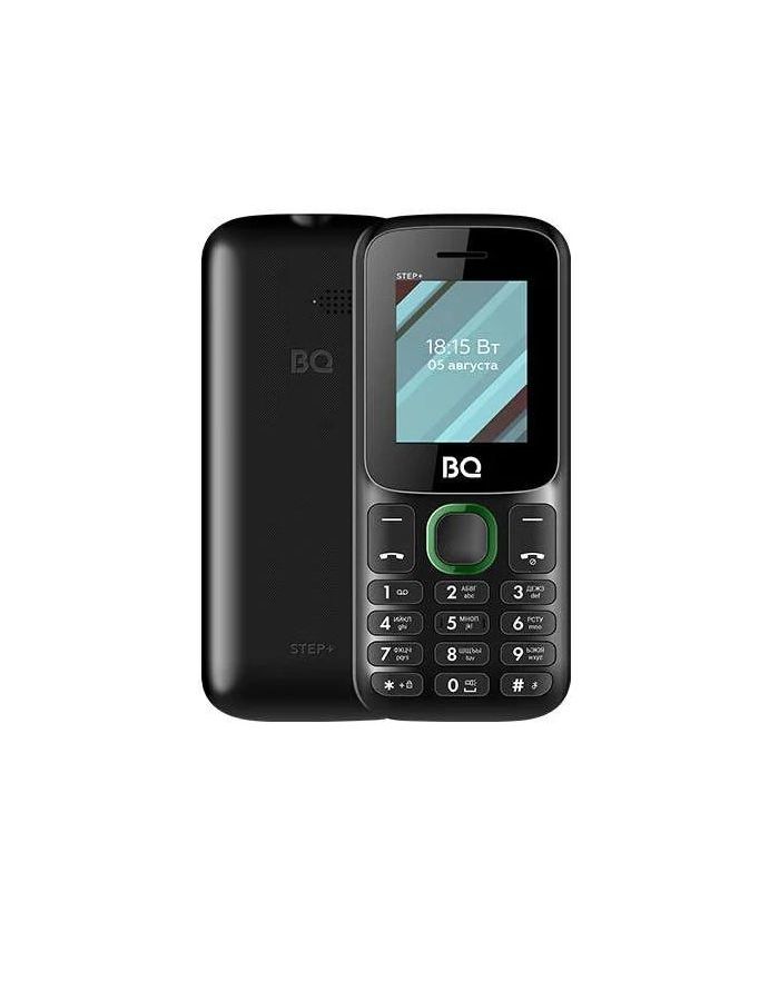 Мобильный телефон BQ 1848 STEP+ BLACK GREEN (2 SIM) телефон bq 1848 step без з у 2 sim черный